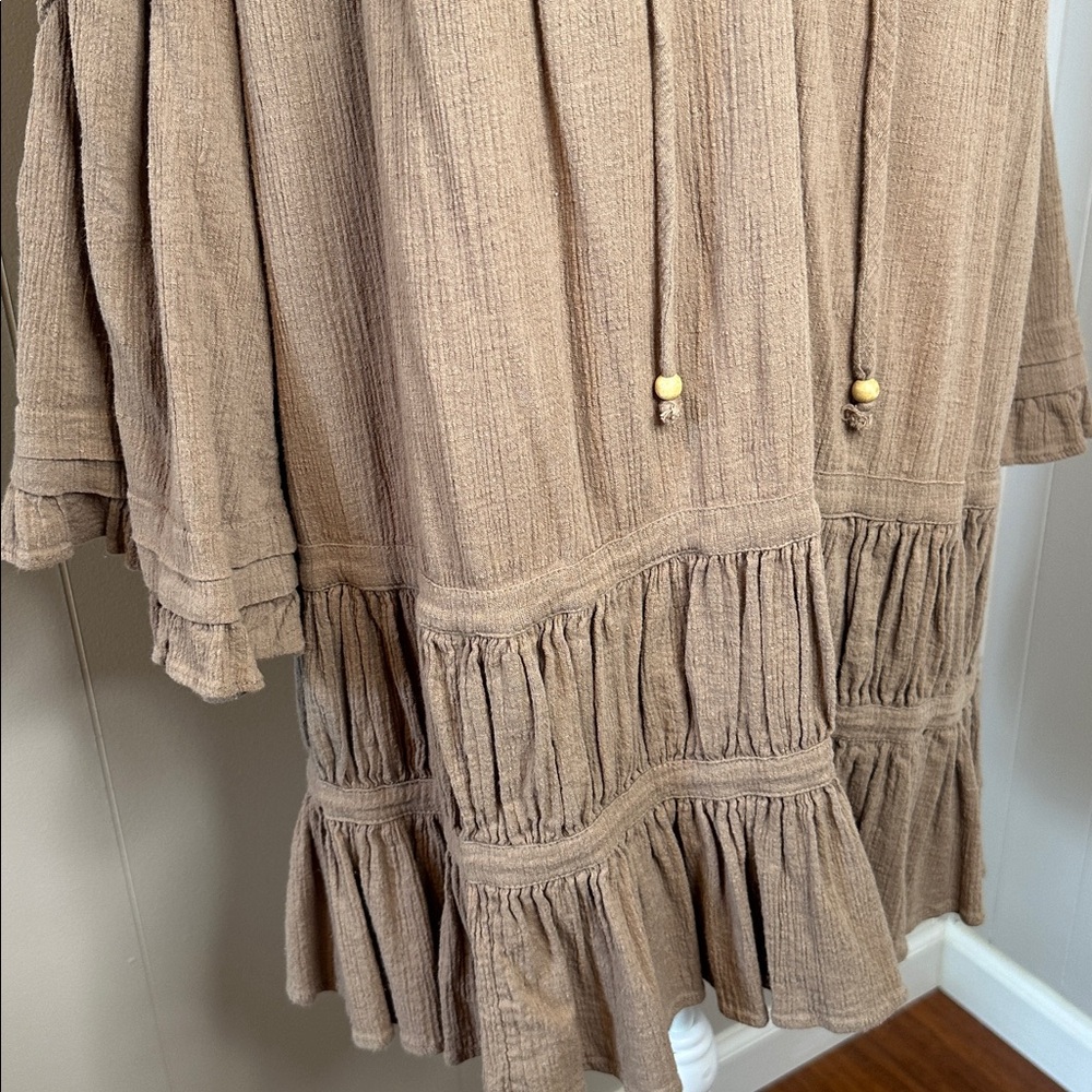 EUC Free People Soak Up the Sun Hooded Tunic Top - Picture 6 of 15
